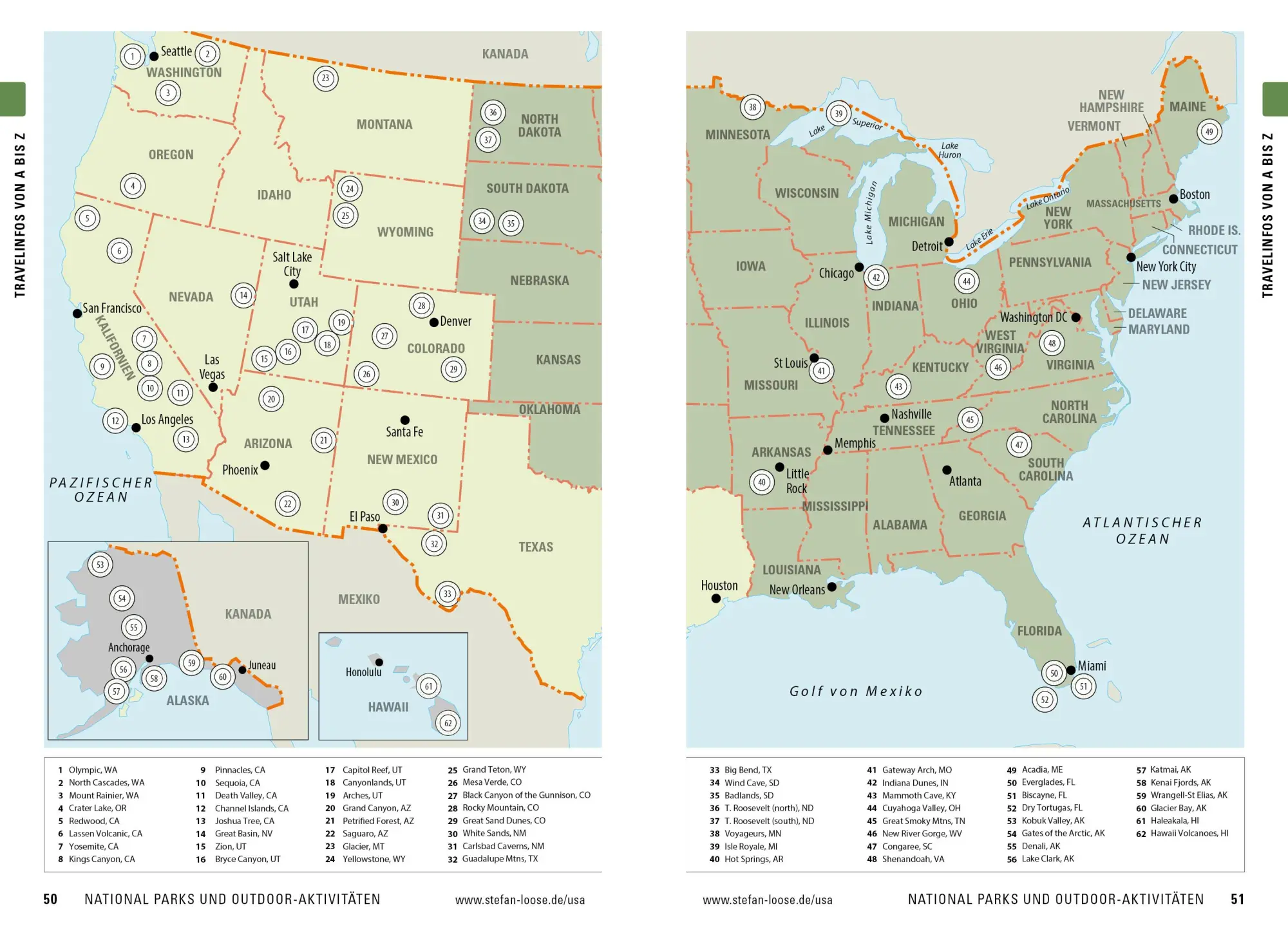Bild: 9783770166510 | Stefan Loose Reiseführer USA, Der Westen | mit Reiseatlas | Buch