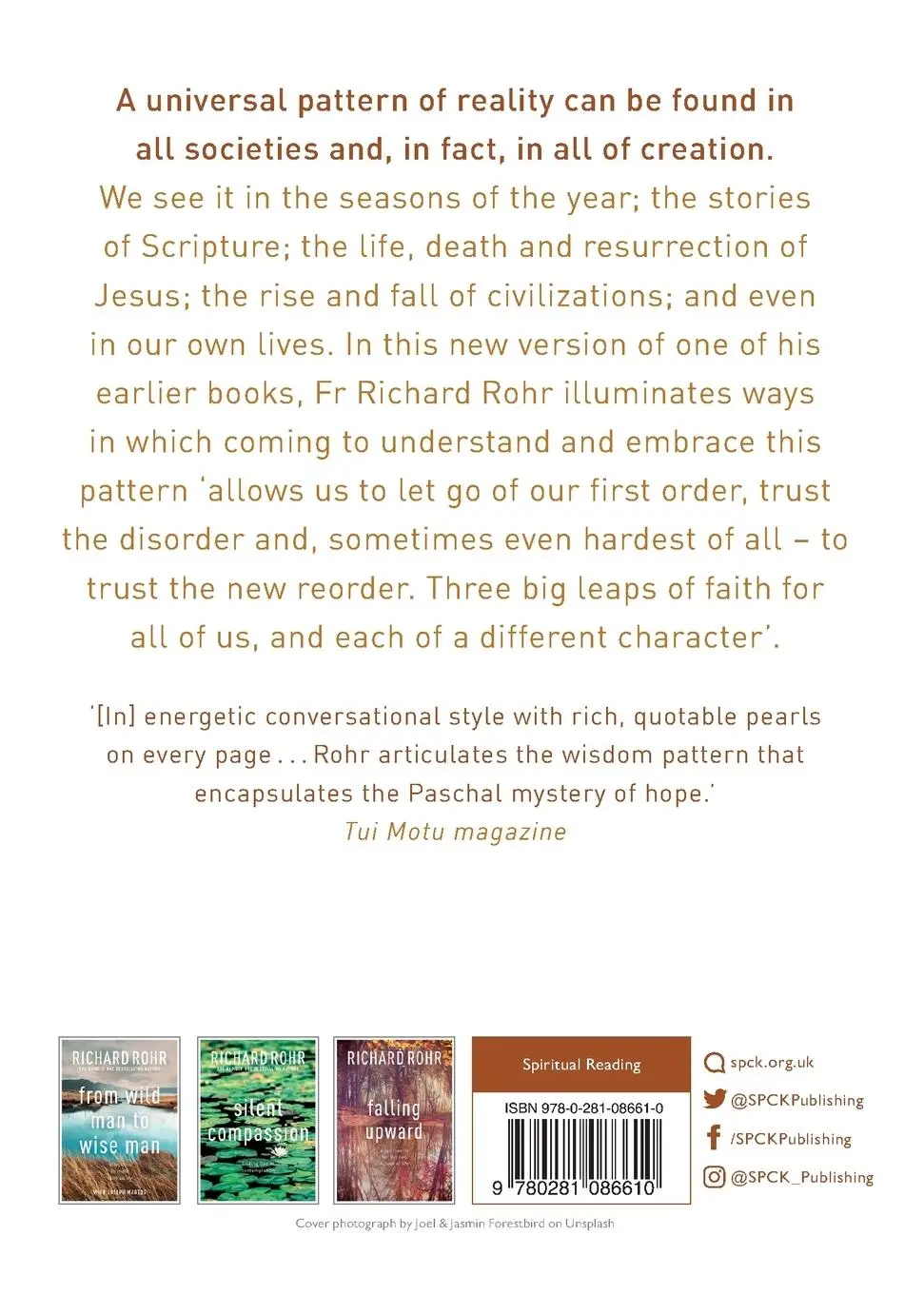 Rückseite: 9780281086610 | The Wisdom Pattern | Order - Disorder - Reorder | Richard Rohr | Buch