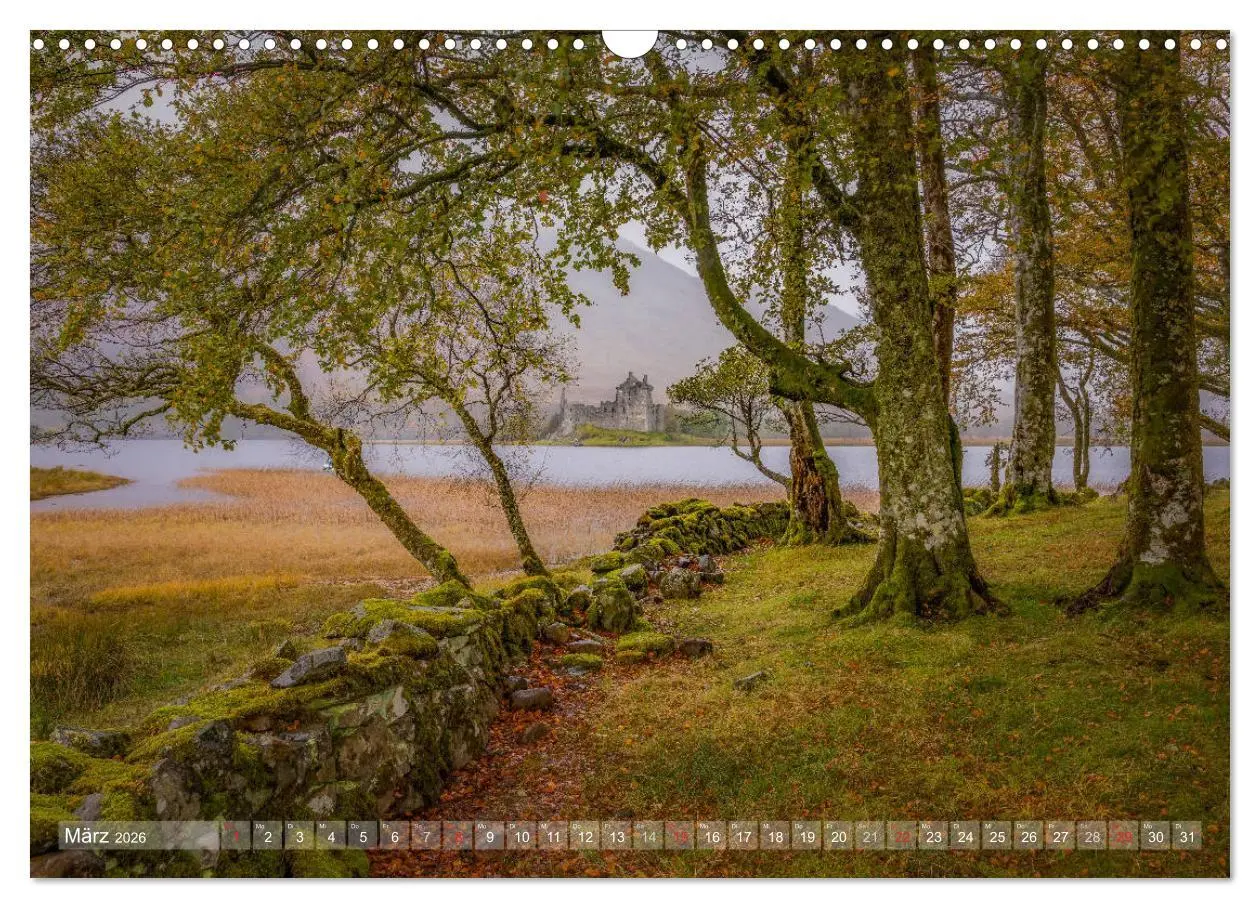 Bild: 9783457936610 | Herbstliches Schottland (Wandkalender 2026 DIN A3 quer), CALVENDO...