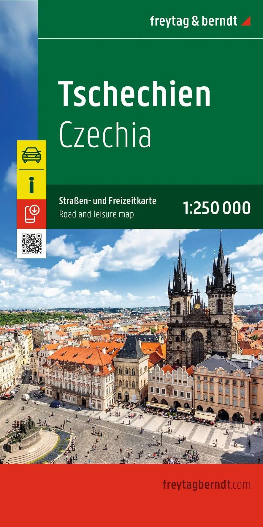 Cover: 9783991546610 | freytag &amp; berndt Straßenkarte Tschechien 1:250.000 | (Land-)Karte