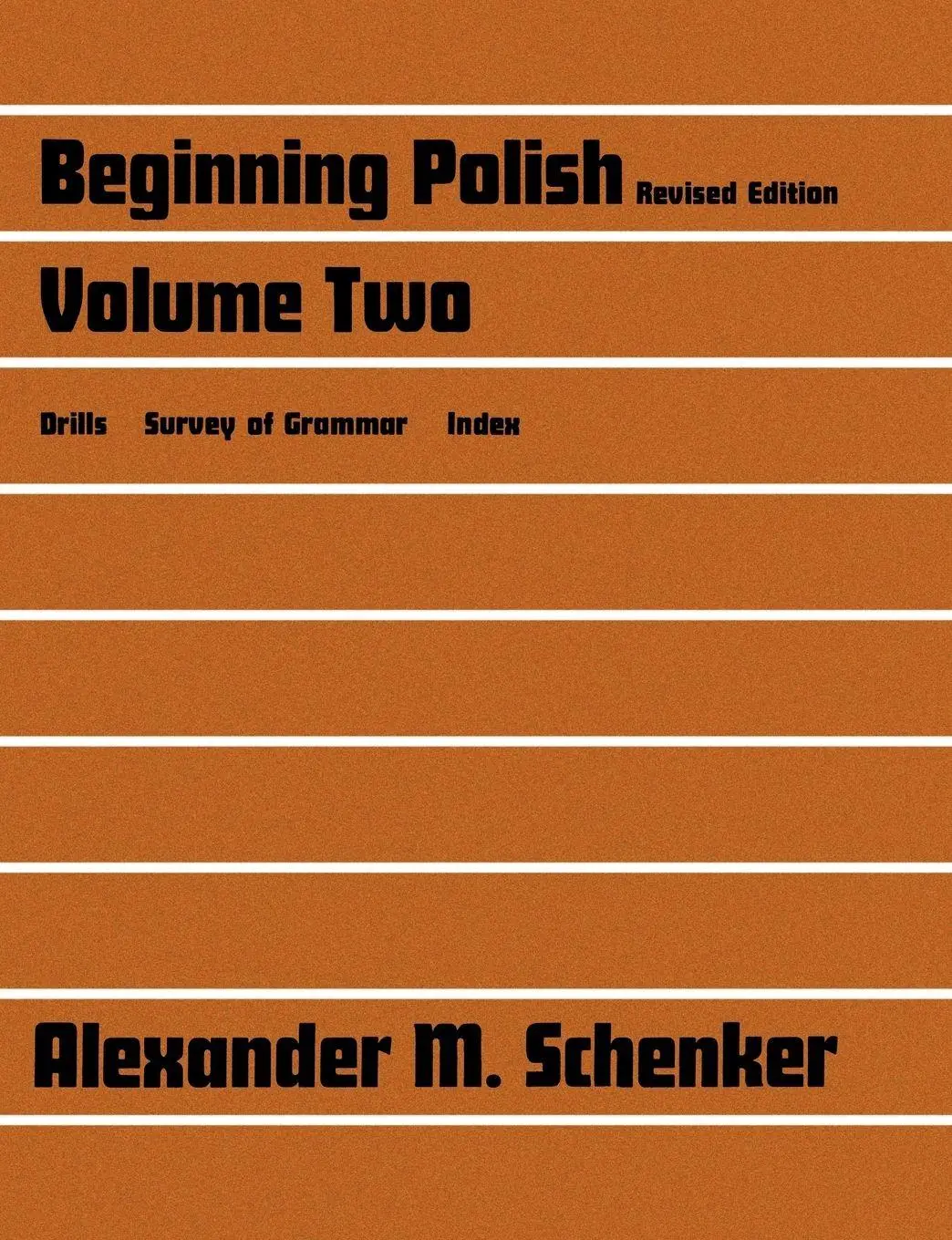 Cover: 9780300016710 | Beginning Polish, Revised Edition, Volume Two | Alexander M. Schenker