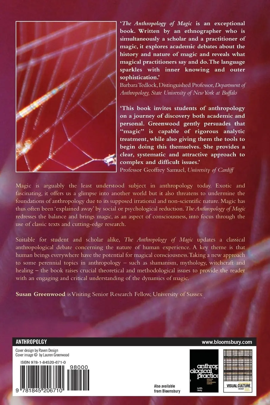 Rückseite: 9781845206710 | The Anthropology of Magic | Susan Greenwood | Taschenbuch | Englisch