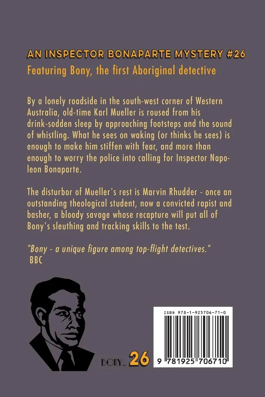 Rückseite: 9781925706710 | Bony and the White Savage | Arthur W. Upfield | Taschenbuch | Englisch