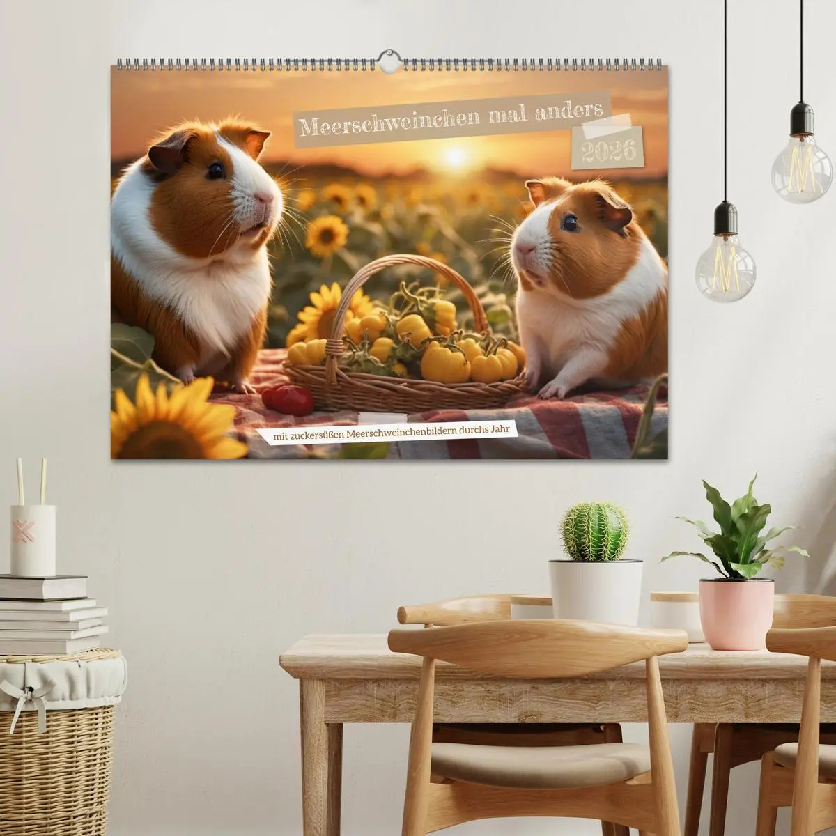 Bild: 9783457476710 | Meerschweinchen mal anders! (Wandkalender 2026 DIN A2 quer),...