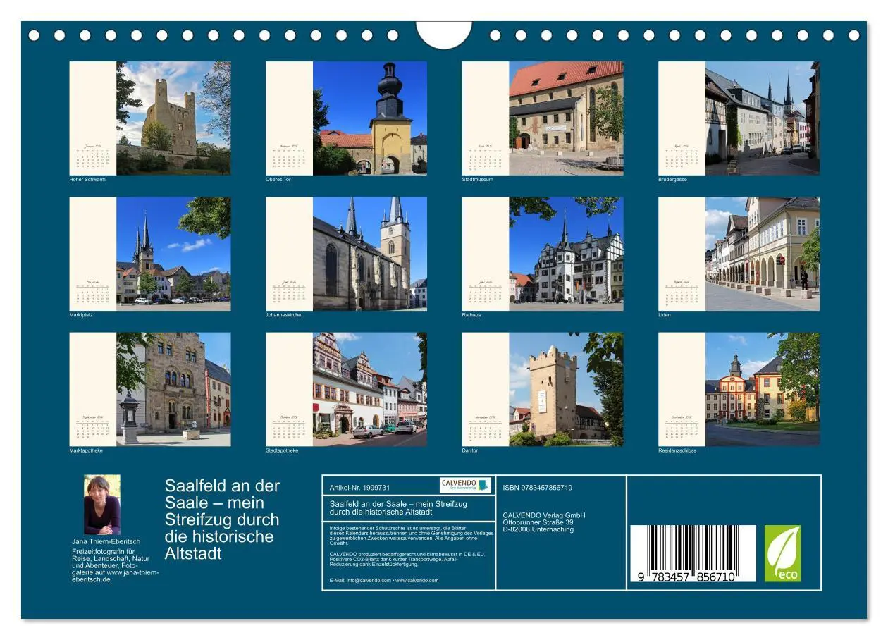 Bild: 9783457856710 | Saalfeld an der Saale - mein Streifzug durch die historische...