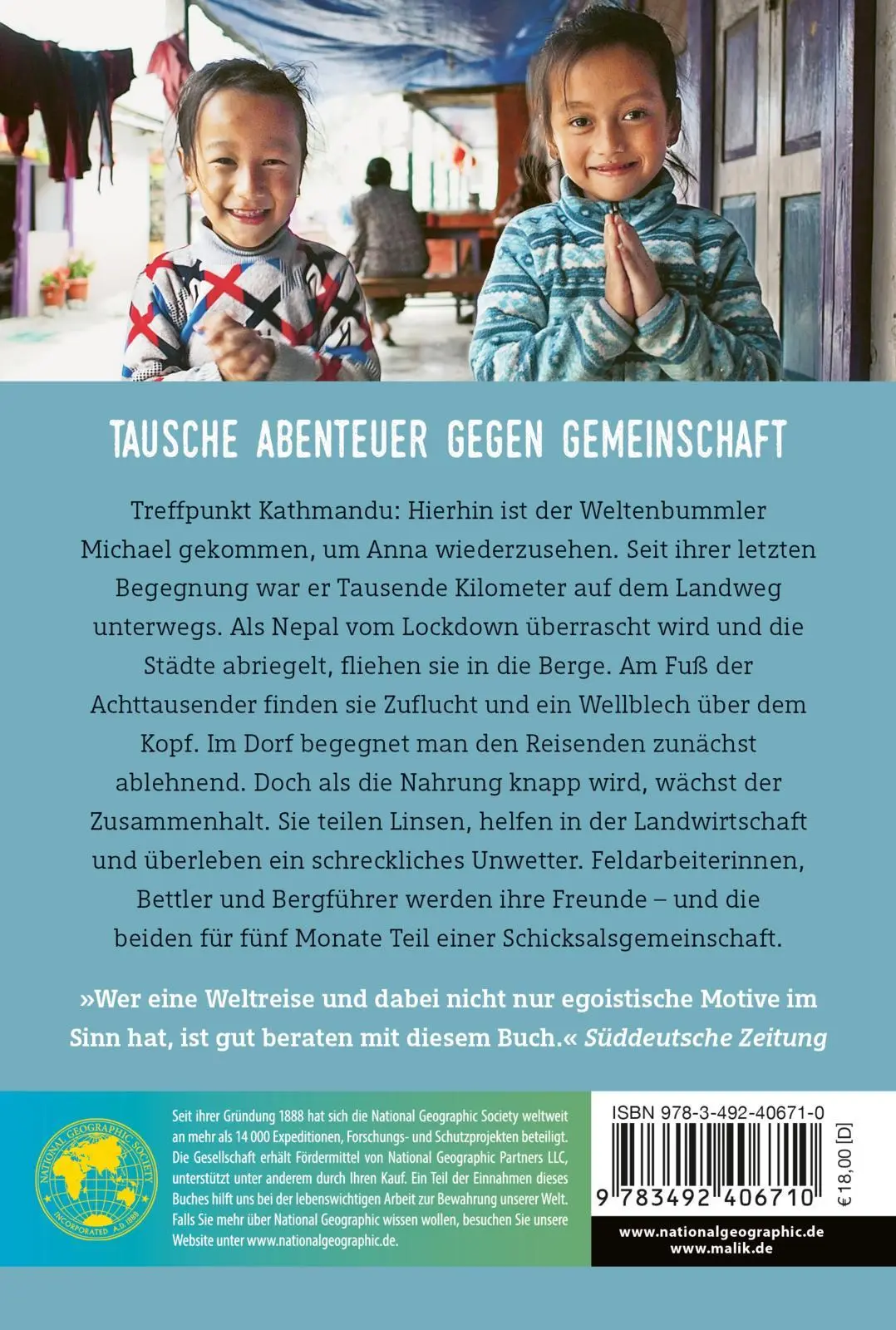 Rückseite: 9783492406710 | Namaste Himalaya! | Michael Moritz | Taschenbuch | 256 S. | Deutsch