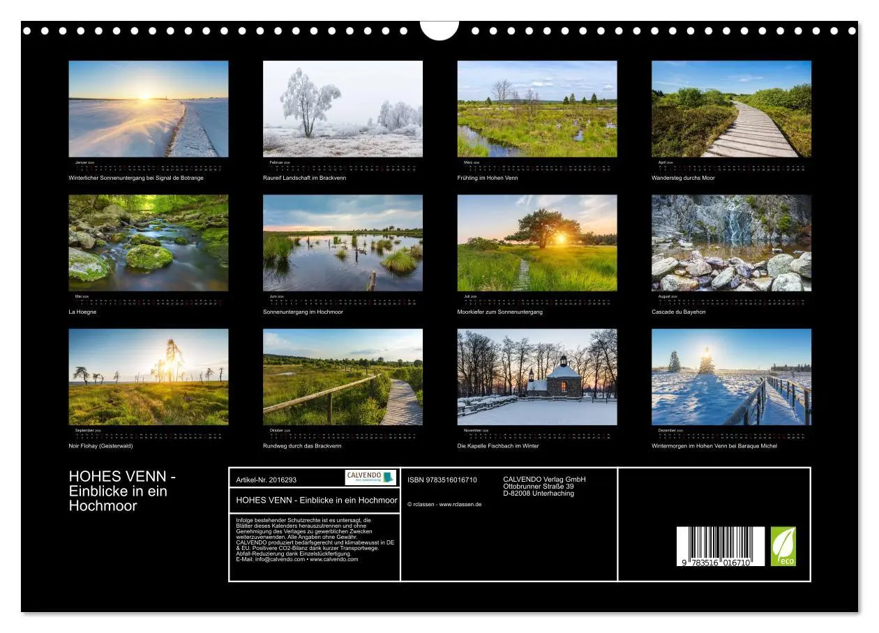 Bild: 9783516016710 | HOHES VENN - Einblicke in ein Hochmoor (Wandkalender 2026 DIN A3...