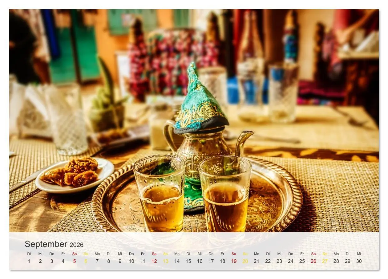 Bild: 9783516636710 | Marrakesch die rote Stadt (Wandkalender 2026 DIN A4 quer), CALVENDO...