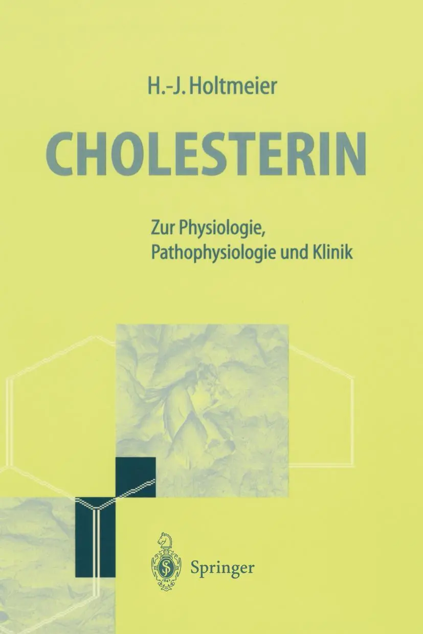 Cover: 9783540606710 | Cholesterin | Zur Physiology, Pathophysiologie und Klinik | Holtmeier