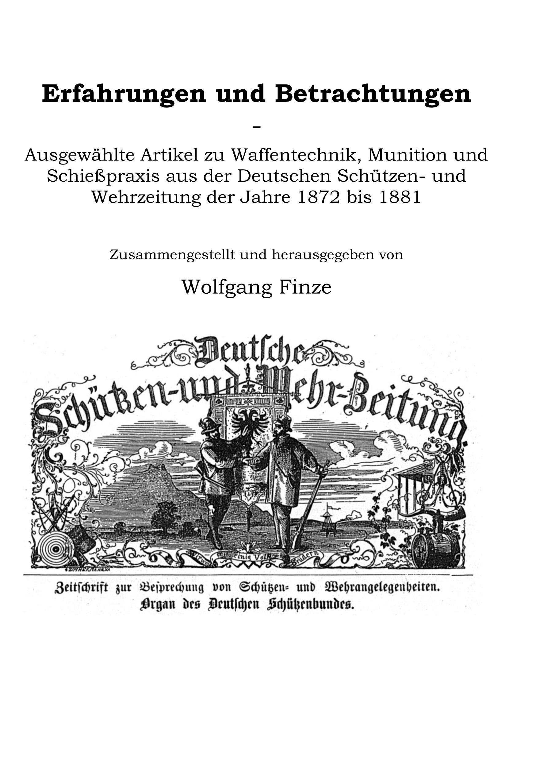Cover: 9783752876710 | Erfahrungen und Betrachtungen | Wolfgang Finze | Taschenbuch | 116 S.