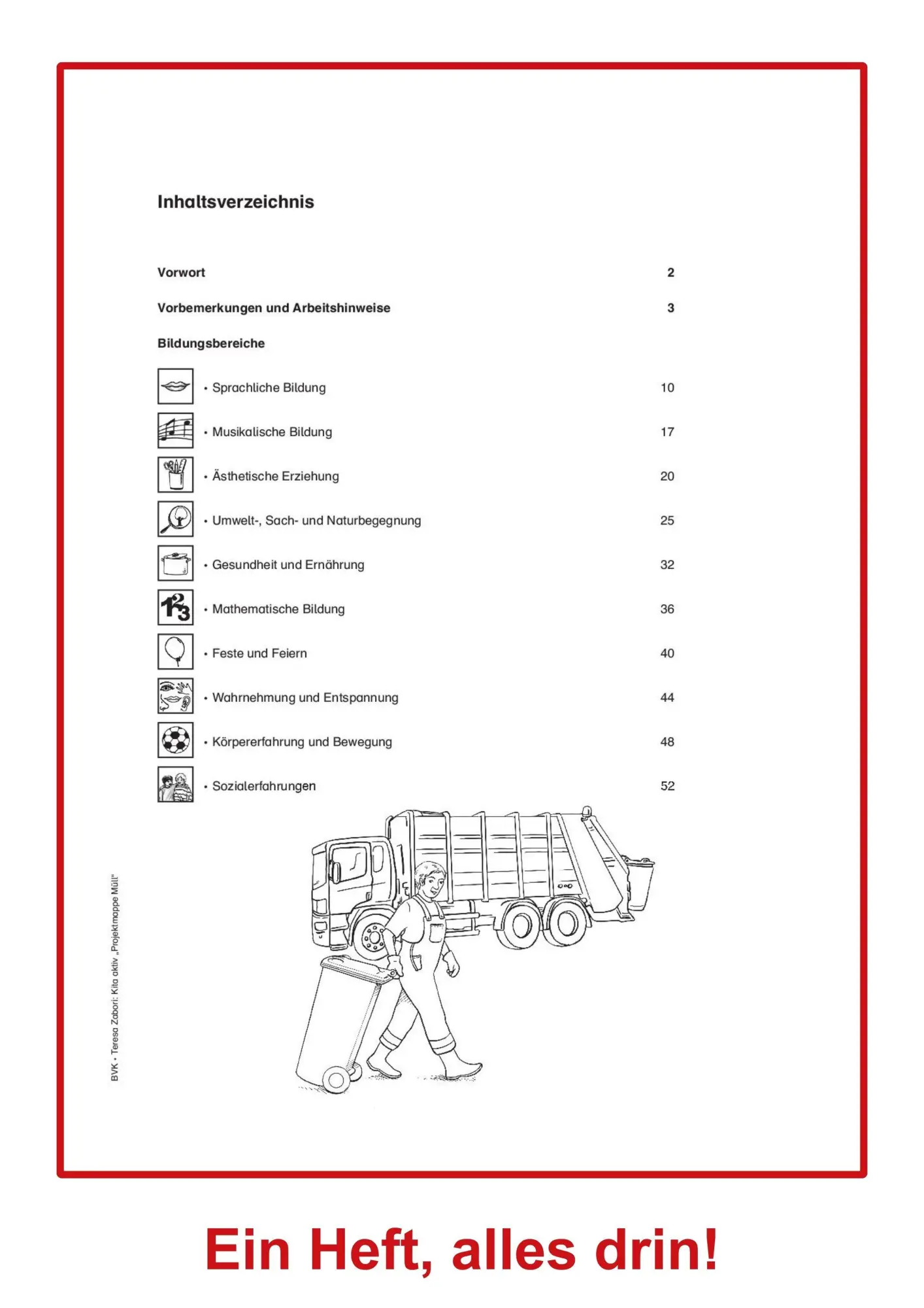 Bild: 9783867406710 | Kita aktiv Projektmappe Müll | Teresa Zabori | Taschenbuch | 52 S.