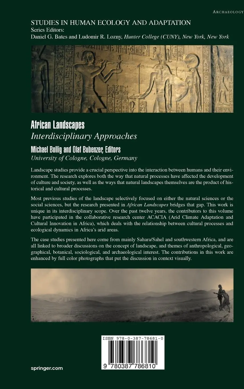 Rückseite: 9780387786810 | African Landscapes | Interdisciplinary Approaches | Bubenzer (u. a.)