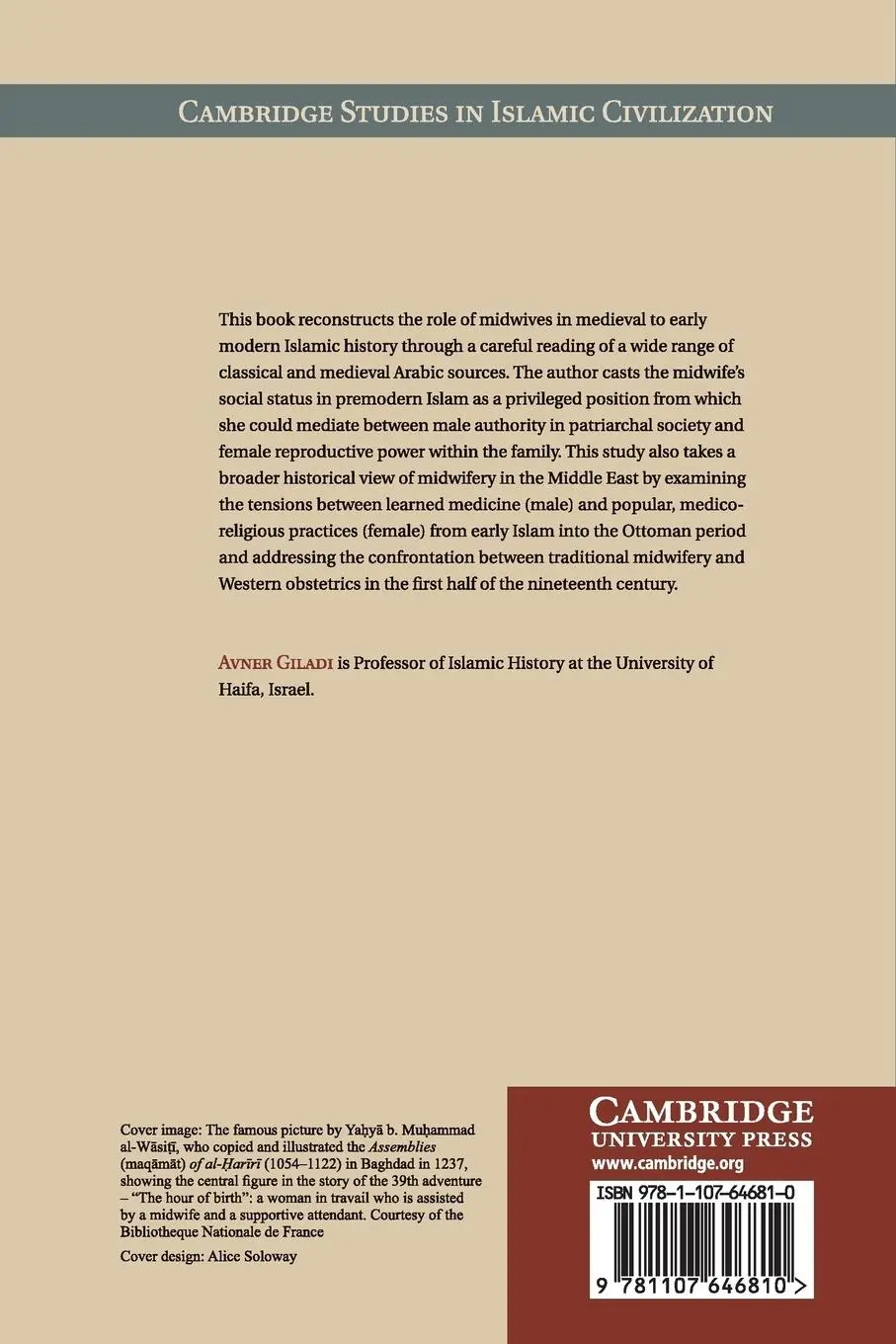 Rückseite: 9781107646810 | Muslim Midwives | Avner Giladi | Taschenbuch | Englisch | 2017
