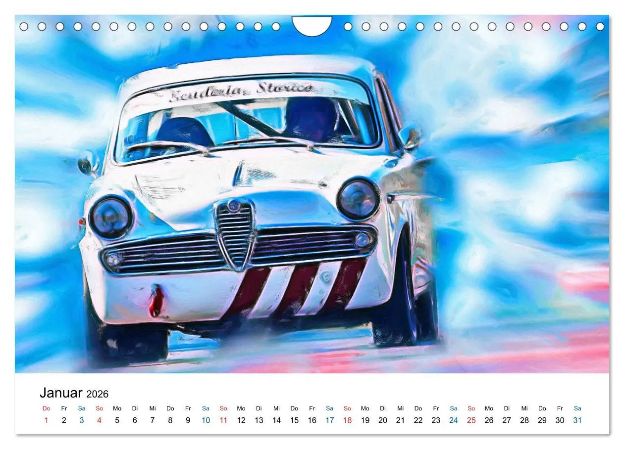 Bild: 9783457916810 | Tourenwagen von gestern (Wandkalender 2026 DIN A4 quer), CALVENDO...