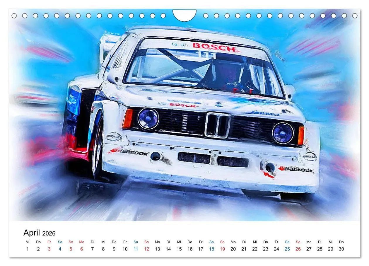 Bild: 9783457916810 | Tourenwagen von gestern (Wandkalender 2026 DIN A4 quer), CALVENDO...