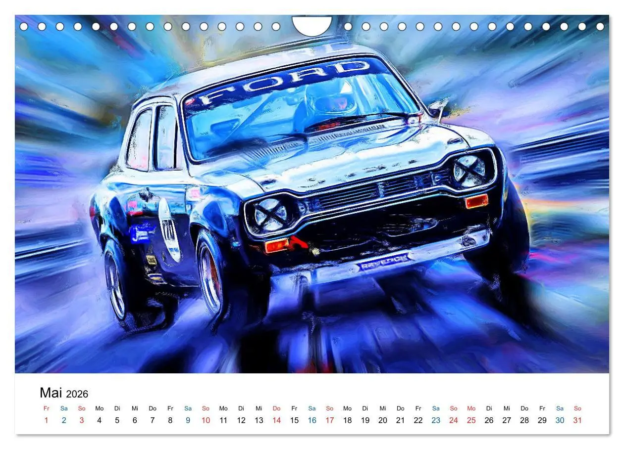 Bild: 9783457916810 | Tourenwagen von gestern (Wandkalender 2026 DIN A4 quer), CALVENDO...