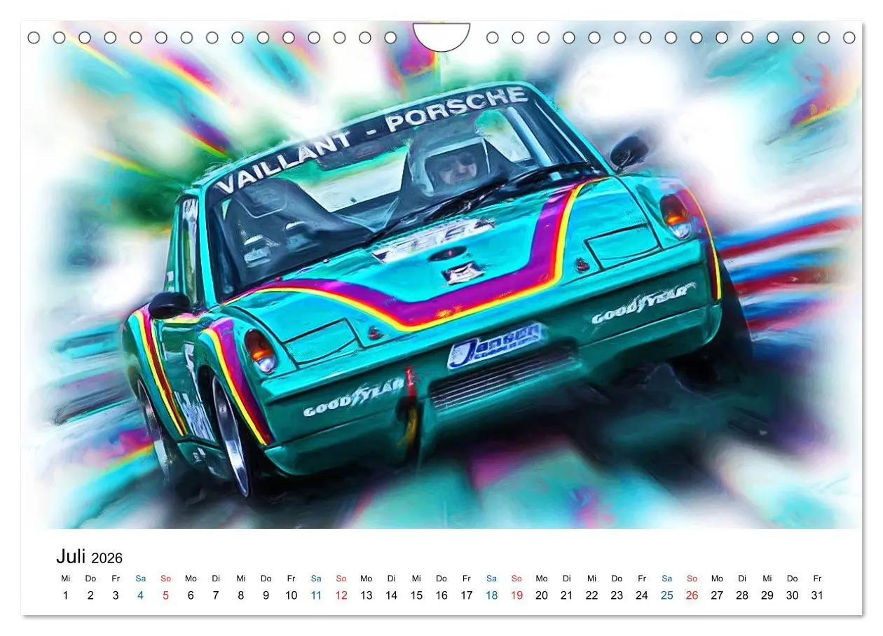 Bild: 9783457916810 | Tourenwagen von gestern (Wandkalender 2026 DIN A4 quer), CALVENDO...