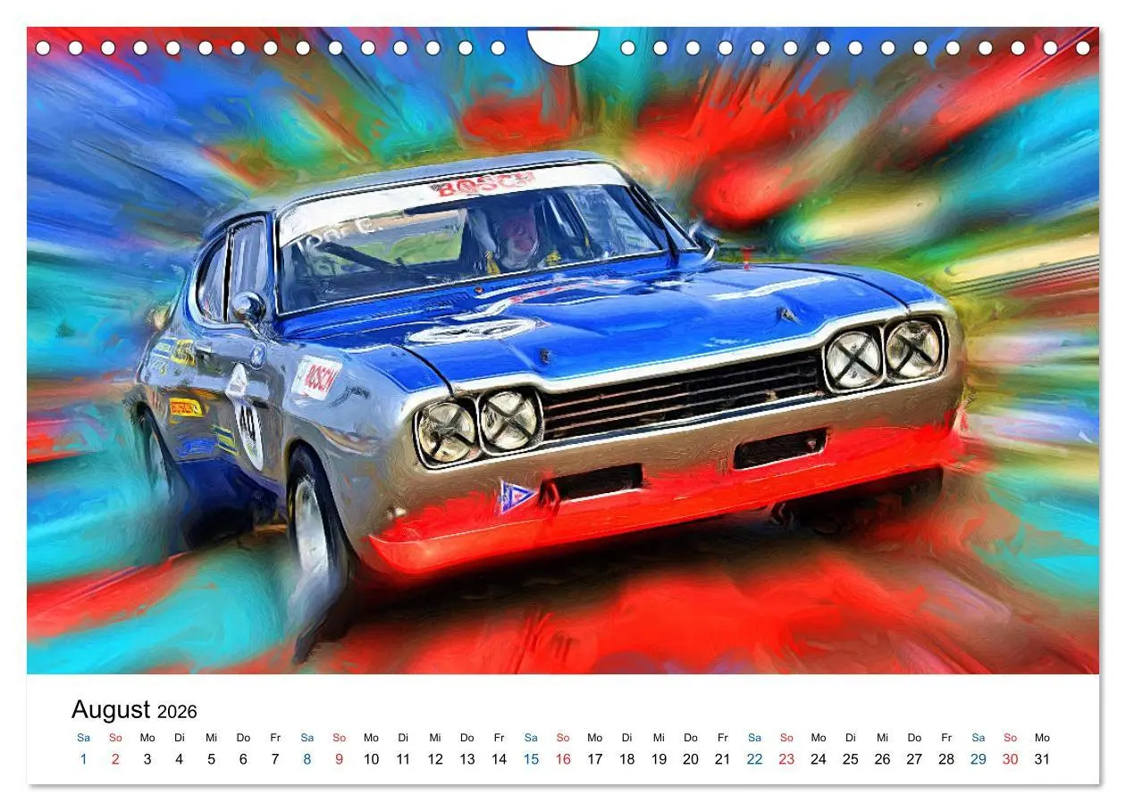 Bild: 9783457916810 | Tourenwagen von gestern (Wandkalender 2026 DIN A4 quer), CALVENDO...