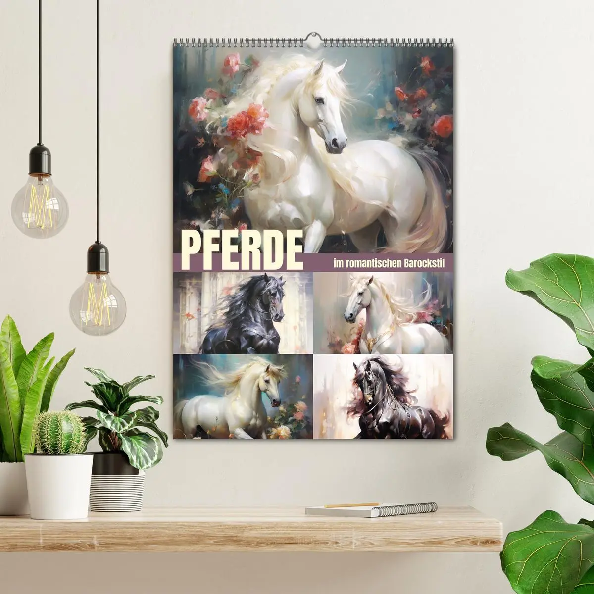 Bild: 9783516316810 | Pferde im romantischen Barockstil (Wandkalender 2026 DIN A2 hoch),...