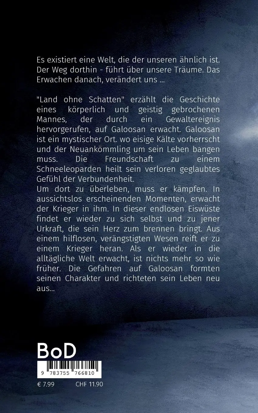 Rückseite: 9783755766810 | Land ohne Schatten | Michel Skala | Taschenbuch | 192 S. | Deutsch