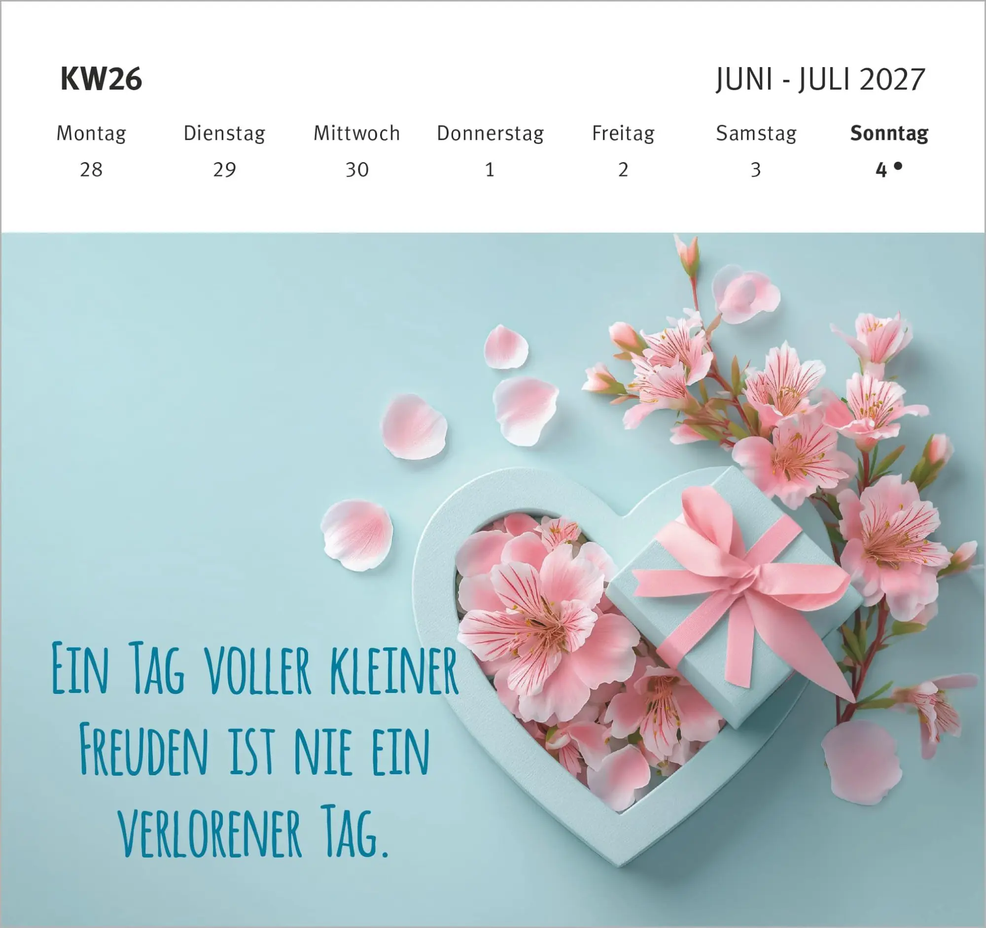 Bild: 4069095016910 | Wünsche, die dich begleiten - Tag für Tag 2027 | KG | Kalender | 55 S.
