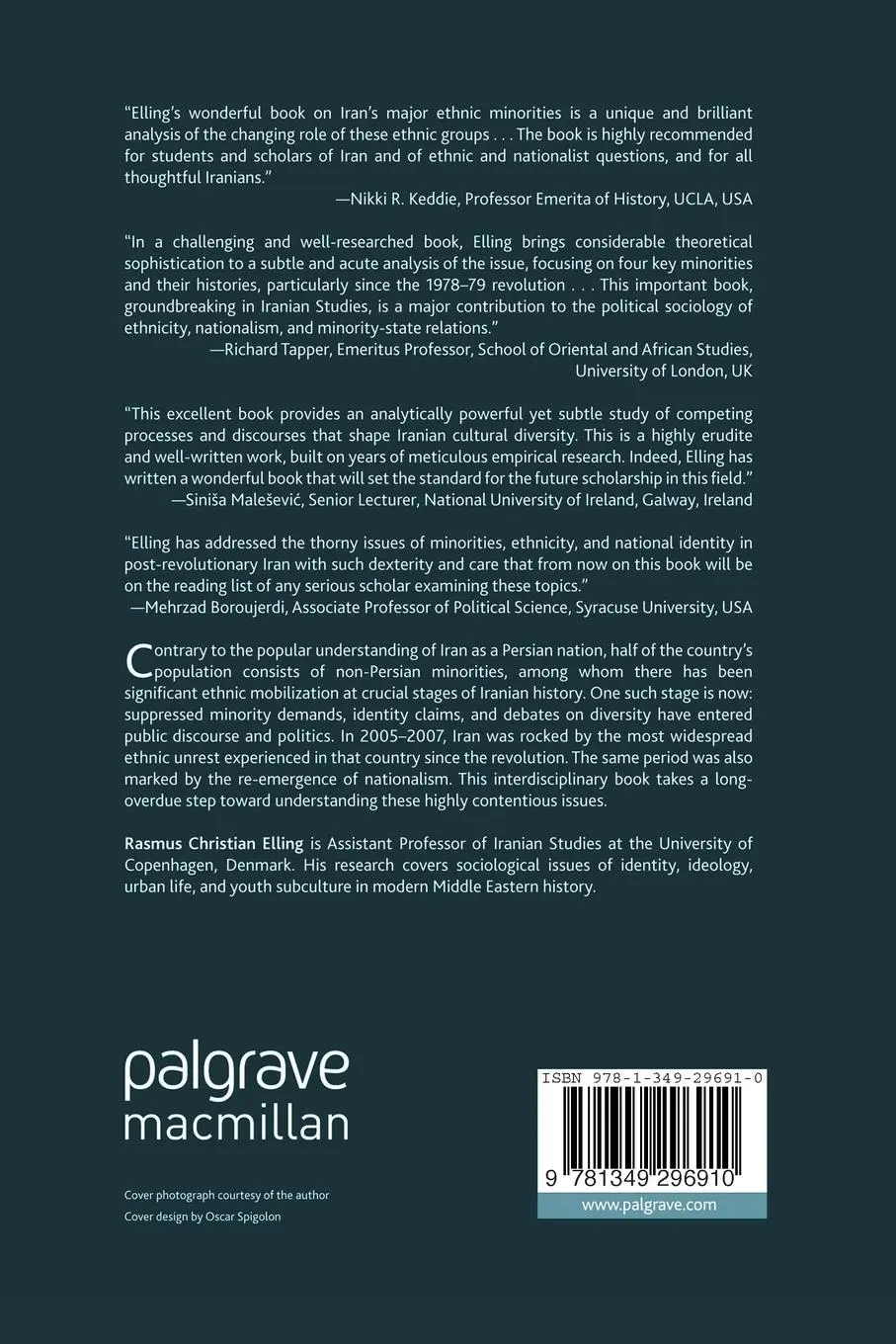 Rückseite: 9781349296910 | Minorities in Iran | Nationalism and Ethnicity after Khomeini | Elling
