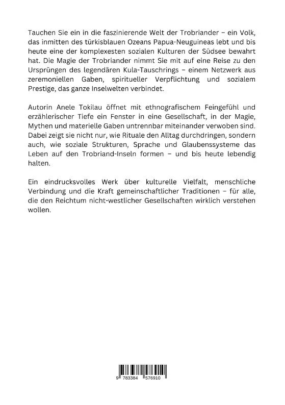 Rückseite: 9783384576910 | Die Magie der Trobriander | Anele Tokilau | Taschenbuch | 124 S.