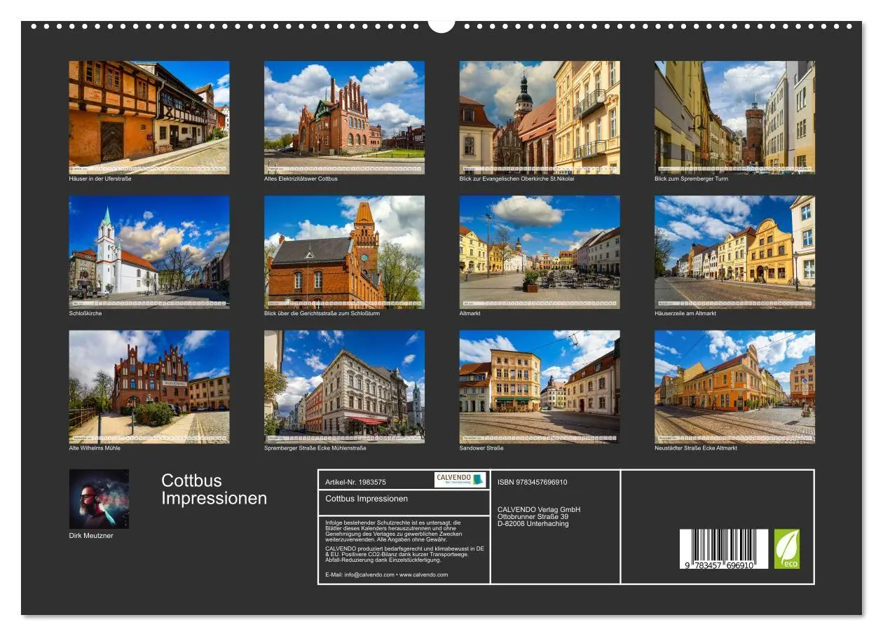 Bild: 9783457696910 | Cottbus Impressionen (hochwertiger Premium Wandkalender 2026 DIN A2...