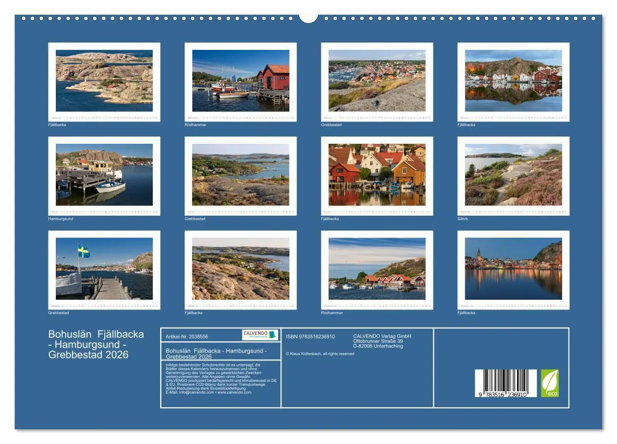 Bild: 9783516236910 | Bohuslän Fjällbacka - Hamburgsund - Grebbestad 2026 (hochwertiger...