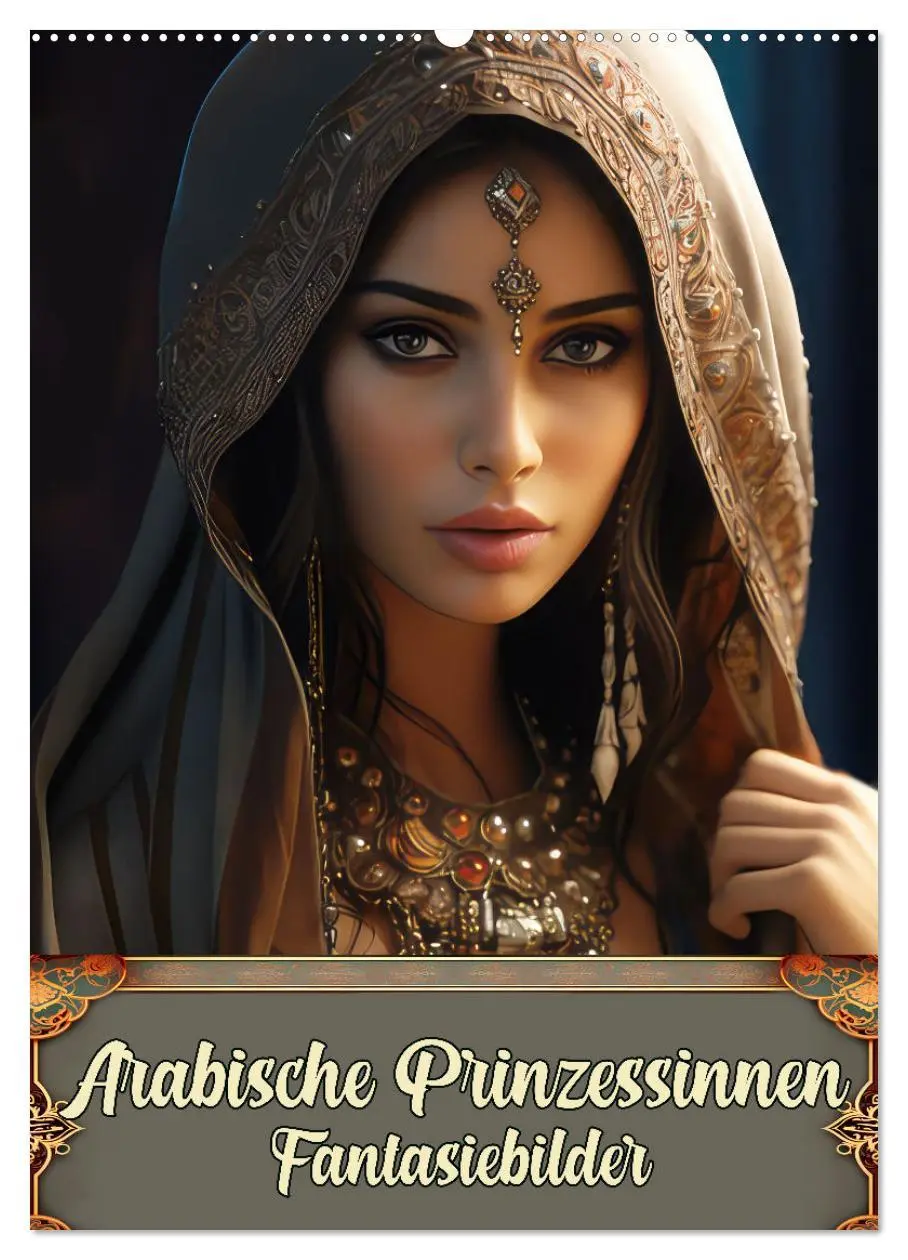 Cover: 9783516306910 | Arabische Prinzessinnen Fantasiebilder (Wandkalender 2026 DIN A2...