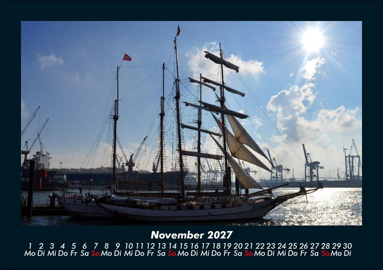 Bild: 9783695436910 | Hamburg 2027 Fotokalender DIN A5 | Tobias Schmitt (u. a.) | Kalender