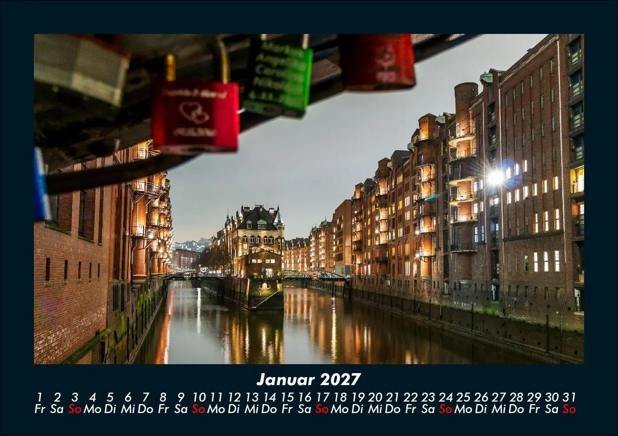 Bild: 9783695436910 | Hamburg 2027 Fotokalender DIN A5 | Tobias Schmitt (u. a.) | Kalender