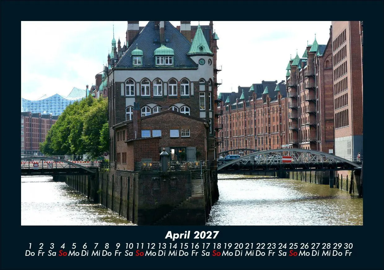 Bild: 9783695436910 | Hamburg 2027 Fotokalender DIN A5 | Tobias Schmitt (u. a.) | Kalender