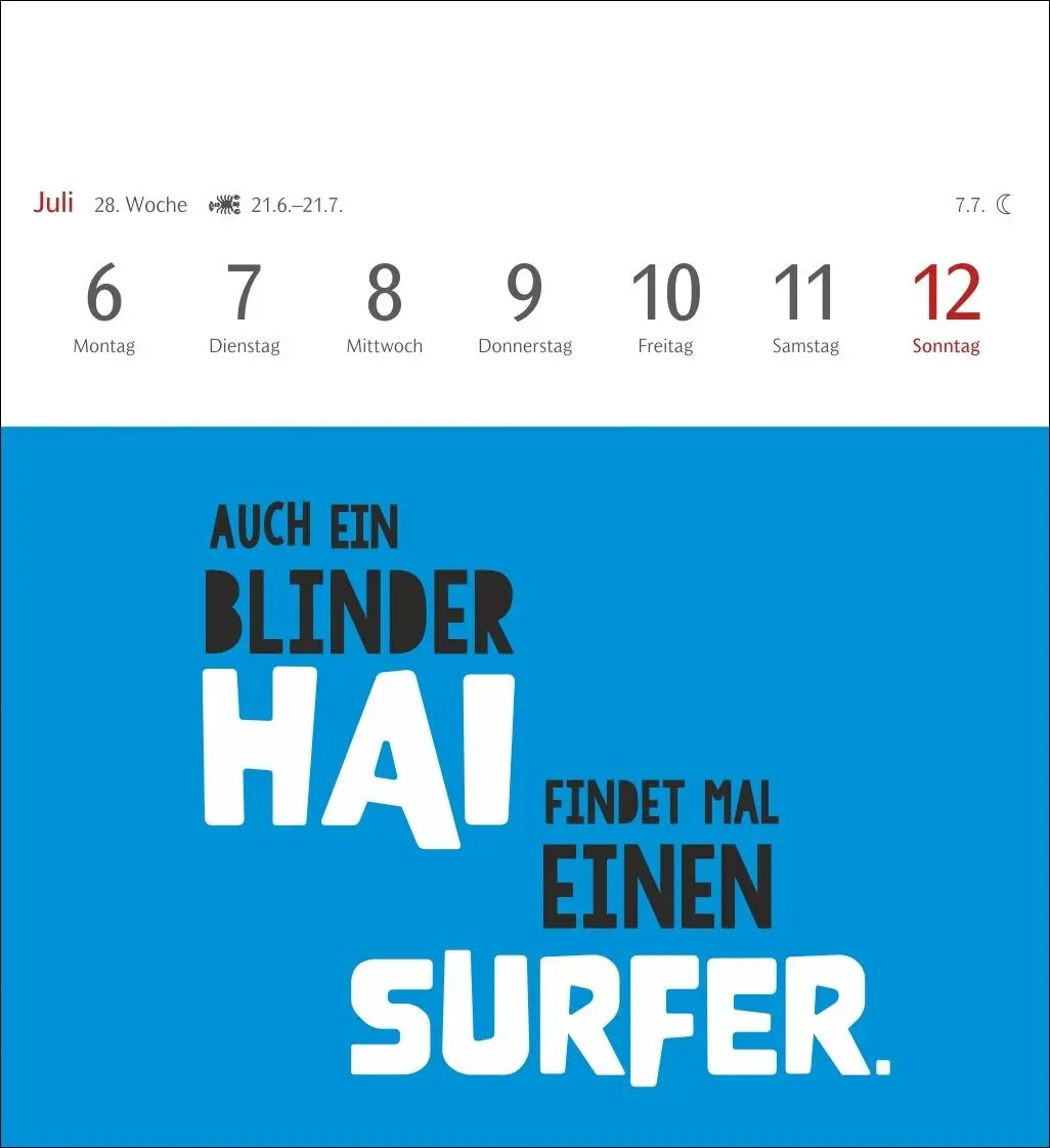 Bild: 9783840036910 | Typo-Sprüche-Kalender Postkartenkalender 2026 - Mit 53 Postkarten
