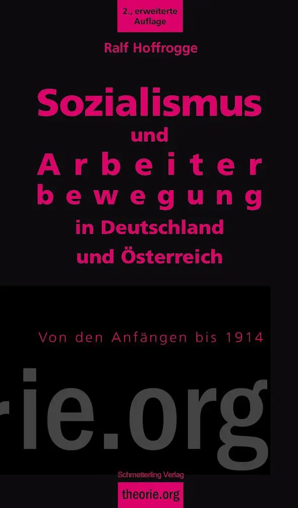 Cover: 9783896576910 | Sozialismus und Arbeiterbewegung in Deutschland und Österreich | Buch
