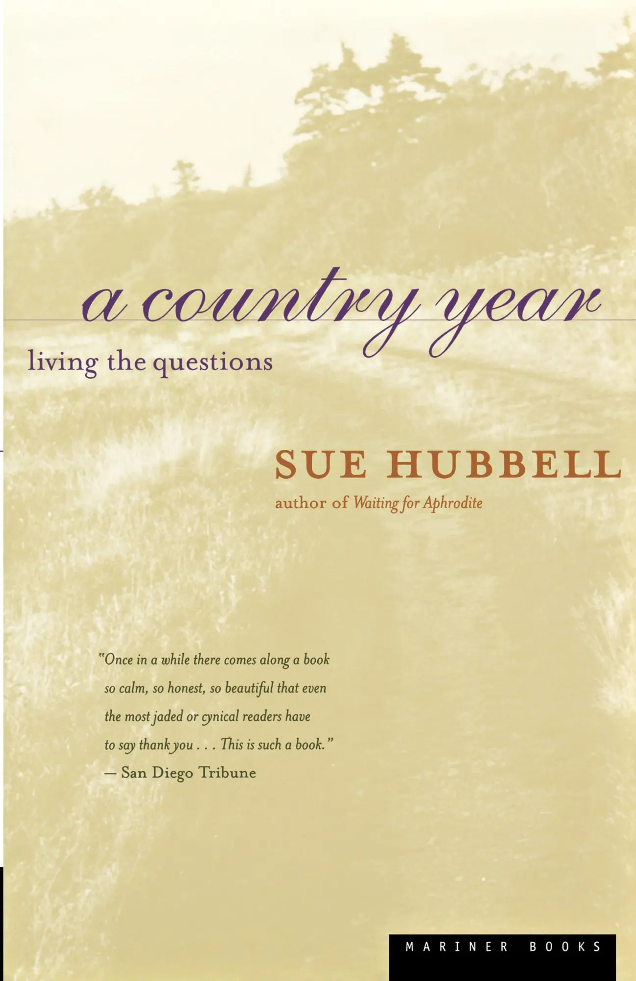 Cover: 9780395967010 | A Country Year | Living the Questions | Sue Hubbell | Taschenbuch