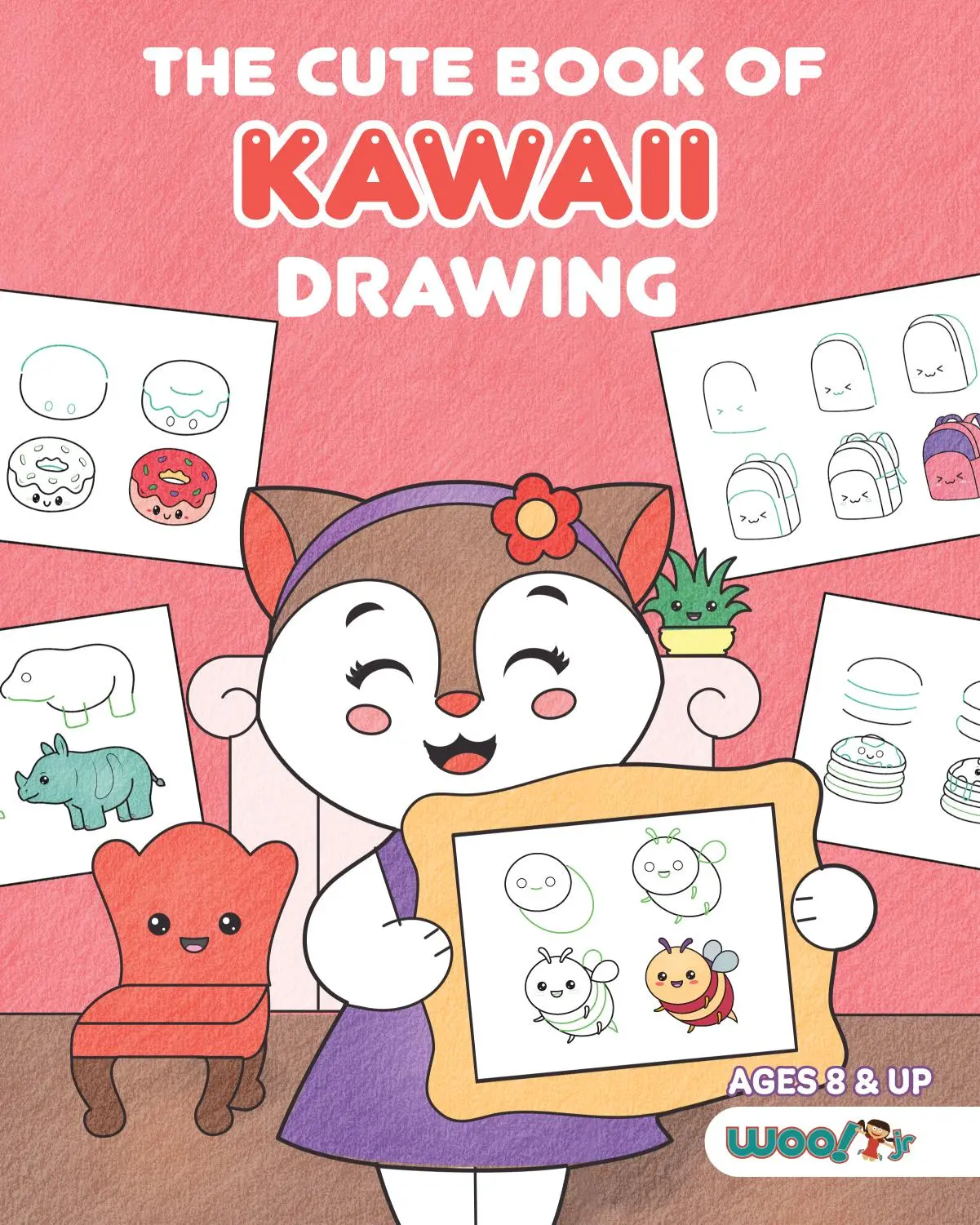 Bild: 9781642507010 | The Cute Book of Kawaii Drawing | Woo! Jr. Kids Activities | Buch