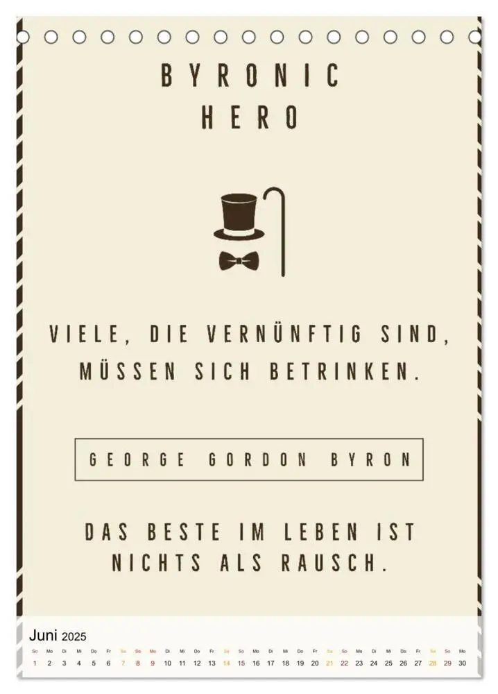 Bild: 9783435947010 | Dichter als Goethe - Der literarische Alkohol-Kalender...