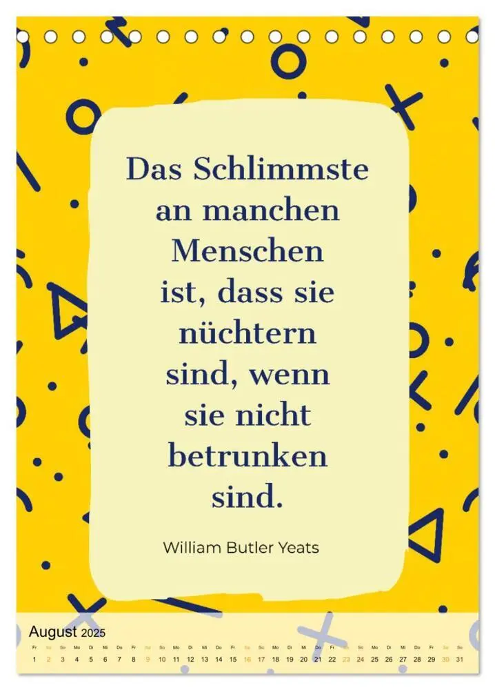 Bild: 9783435947010 | Dichter als Goethe - Der literarische Alkohol-Kalender...