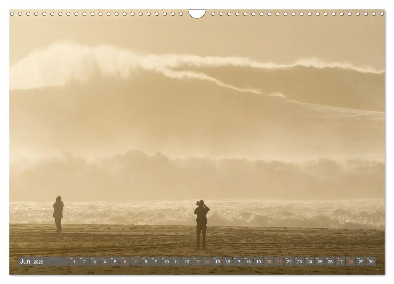 Bild: 9783457347010 | OCEAN POWER - Die Riesenwellen von Nazaré (Wandkalender 2026 DIN A3...