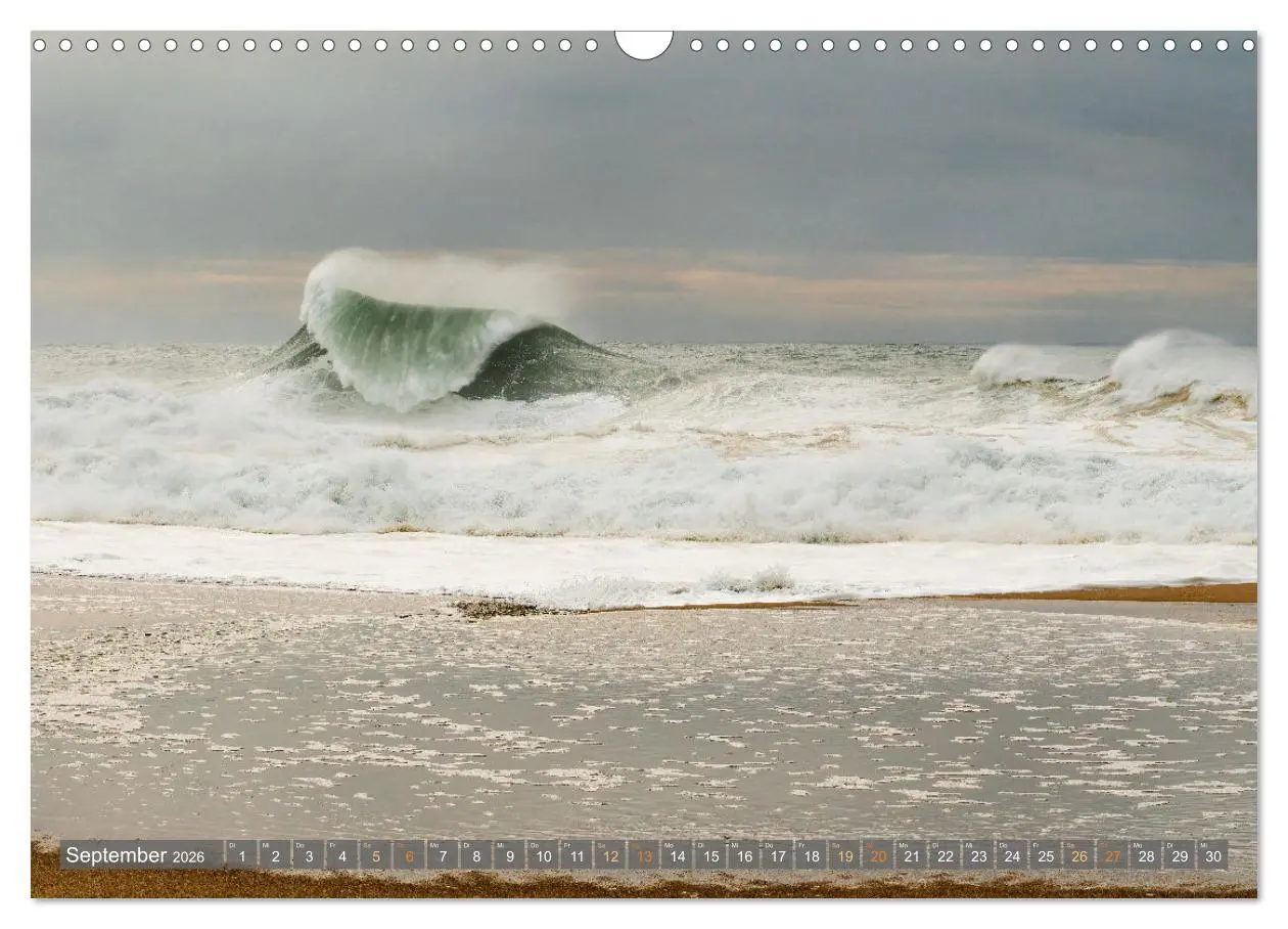 Bild: 9783457347010 | OCEAN POWER - Die Riesenwellen von Nazaré (Wandkalender 2026 DIN A3...