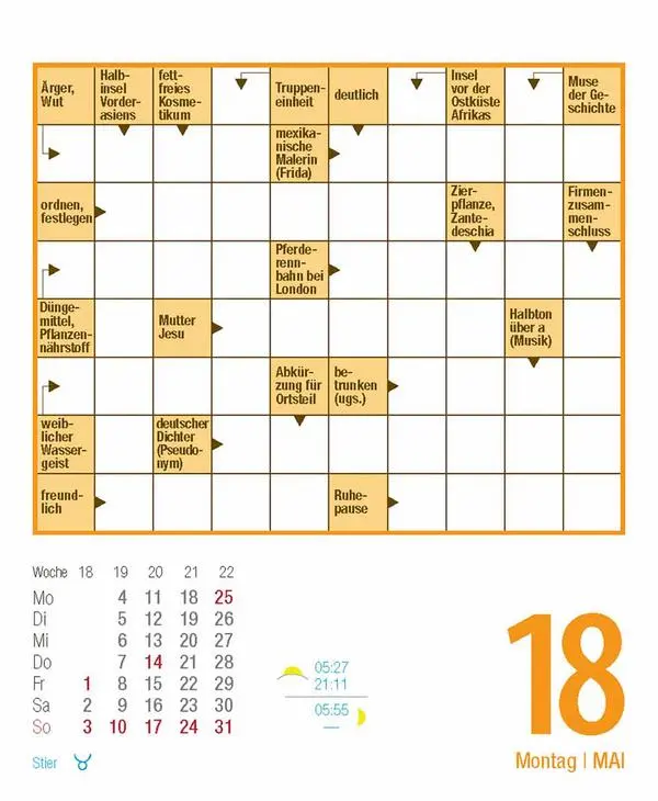 Bild: 9783731887010 | Kreuzworträtsel 2026 | Verlag Korsch | Kalender | 328 S. | Deutsch