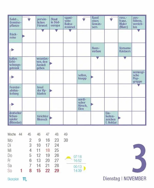 Bild: 9783731887010 | Kreuzworträtsel 2026 | Verlag Korsch | Kalender | 328 S. | Deutsch