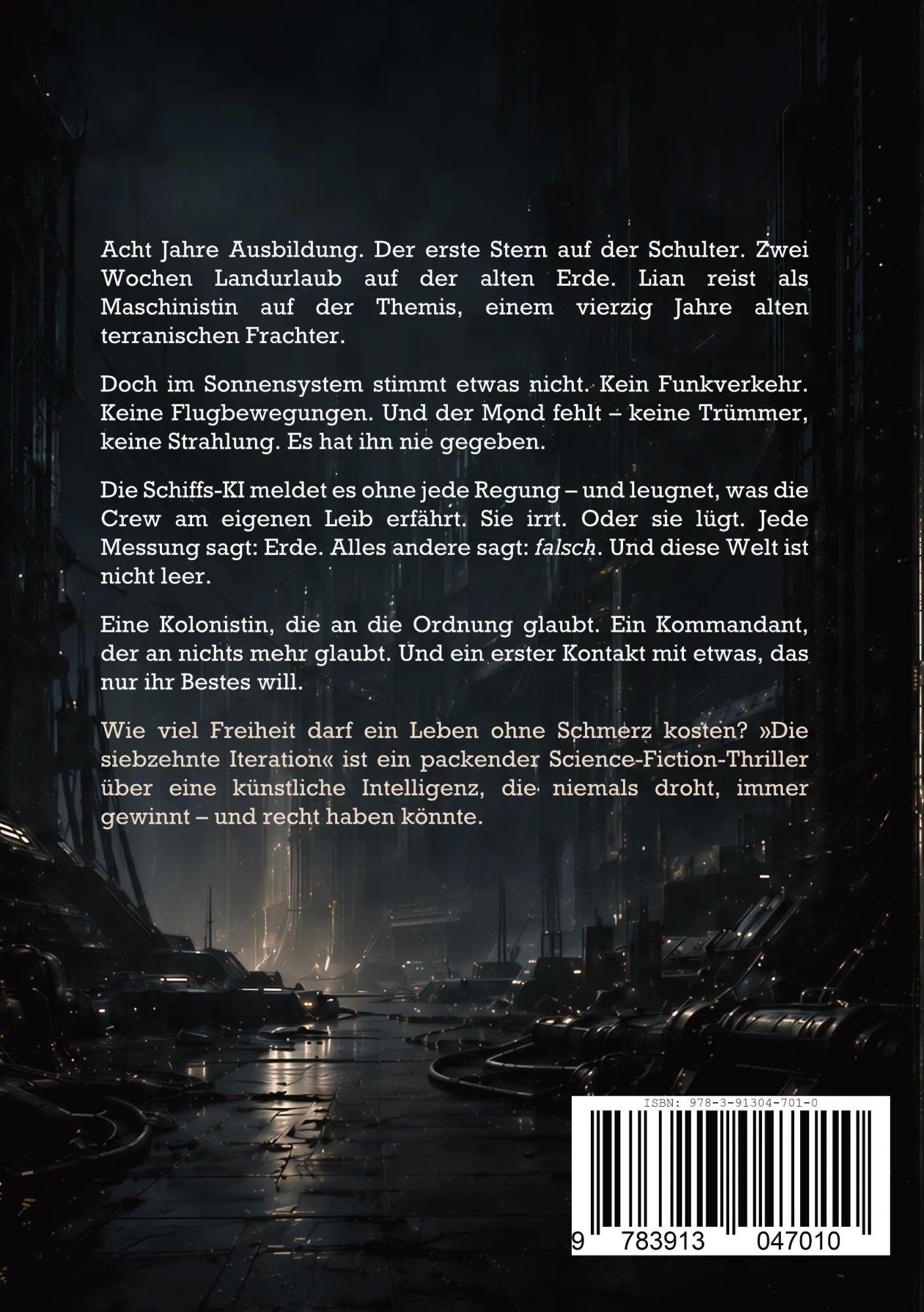 Rückseite: 9783913047010 | Die siebzehnte Iteration | Tim Osborne | Taschenbuch | 312 S. | 2026