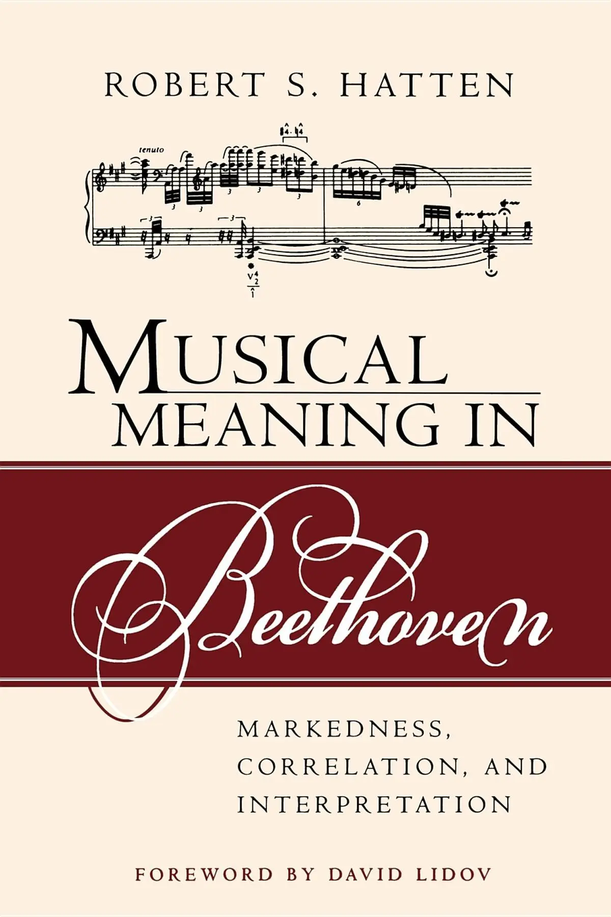 Cover: 9780253217110 | Musical Meaning in Beethoven: Markedness, Correlation, and...