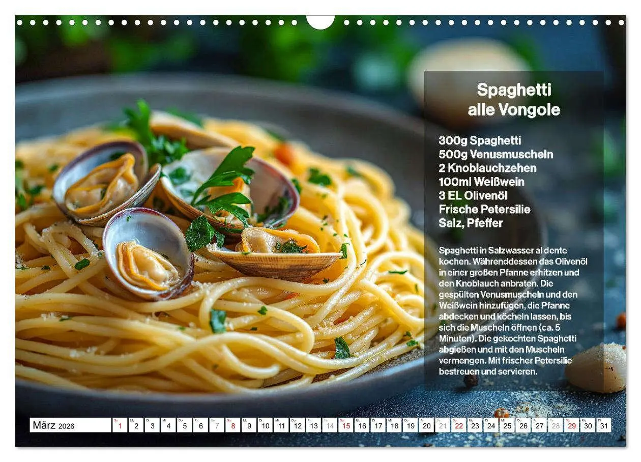Bild: 9783457337110 | Italienische Spaghetti Rezepte - Leckere Soßen für jeden Monat...