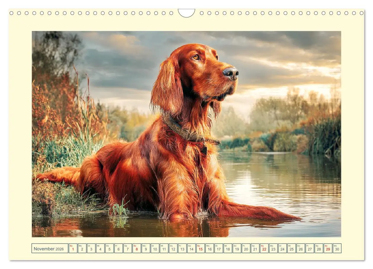 Bild: 9783457647110 | Irish Red Setter. Wo noble Eleganz auf Tatendrang trifft...