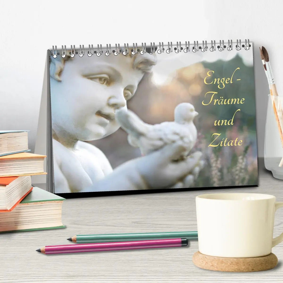 Bild: 9783457957110 | Engel - Träume und Zitate (Tischkalender 2026 DIN A5 quer),...