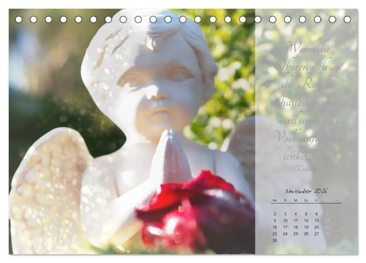 Bild: 9783457957110 | Engel - Träume und Zitate (Tischkalender 2026 DIN A5 quer),...