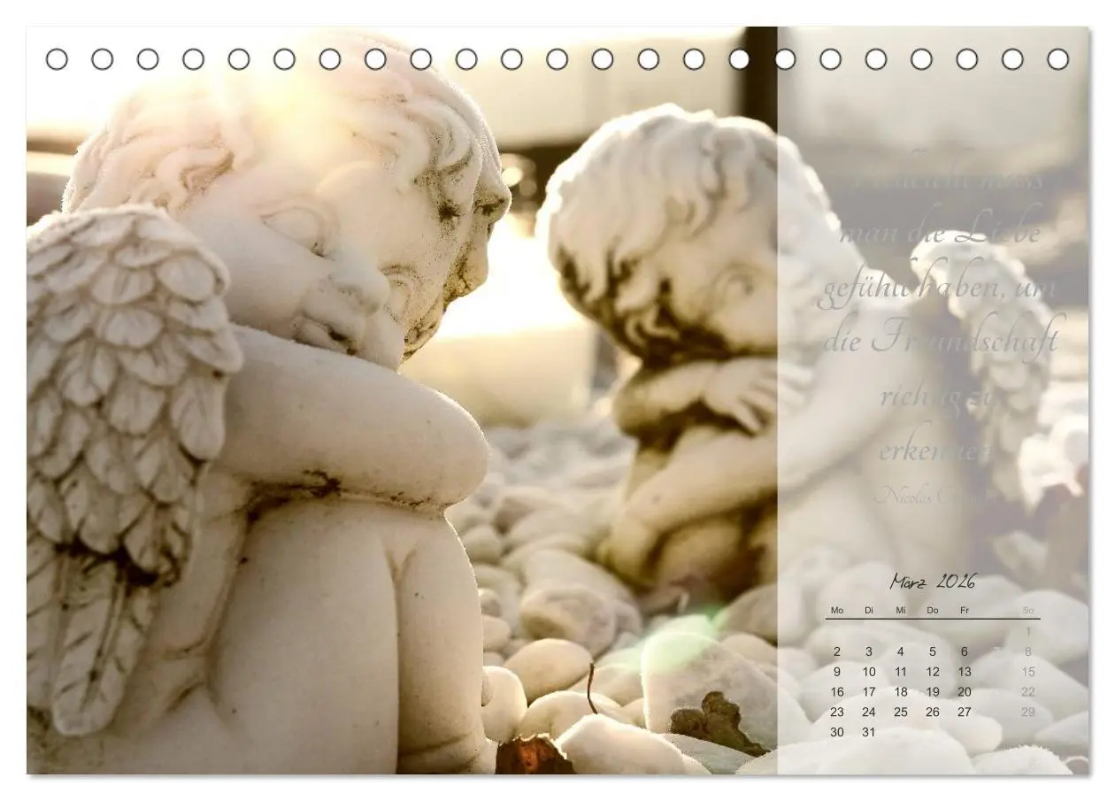 Bild: 9783457957110 | Engel - Träume und Zitate (Tischkalender 2026 DIN A5 quer),...